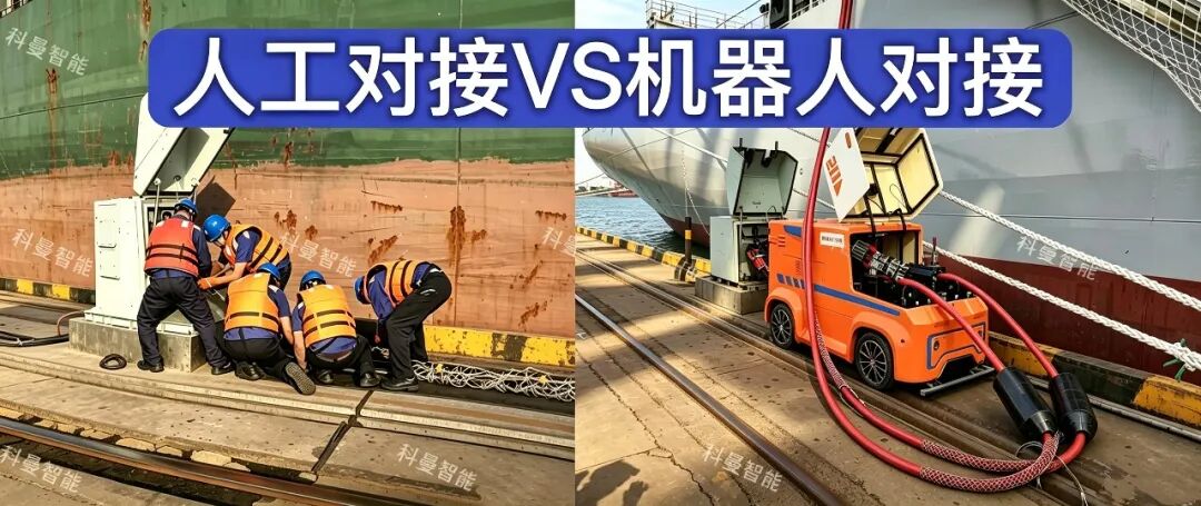 人工对接与机器人对接对比